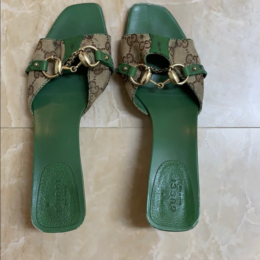 gucci mules heels